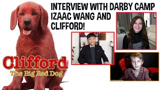 Chatting with CLIFFORD, Darby Camp & Izaac Wang, the stars of the Clifford the Big Red Dog movie! video
