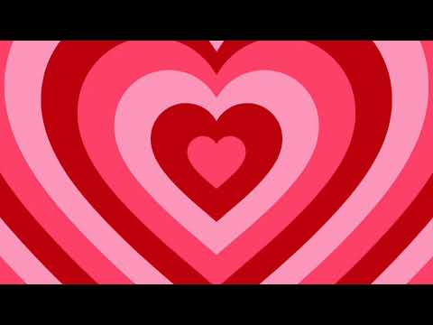 Heart ❤️ Loop Neon Lights Modern Animated Loop Tunnel HD Background // VK ANIMATION VFX