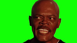 "I've had it with these motherfucking snakes on this motherfucking plane" green screen