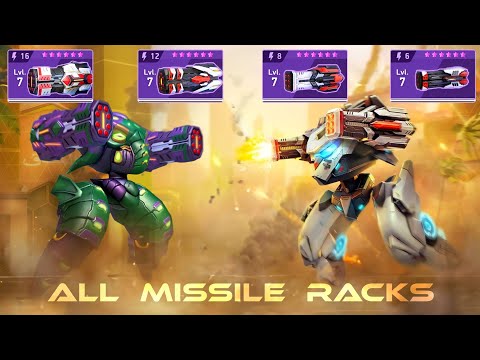 Redox with All Missile Rack 16 12 8 6 - Mech Arena