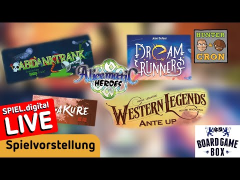 Western Legends, Alicematic Heroes, Hagakure, Abdanktrank - Spielvorstellung - Board Game Box