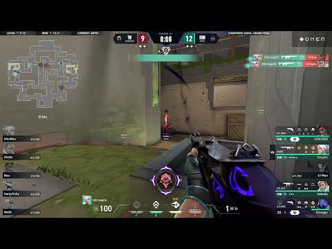 EDG ZmjjKK Insane Guardian 4K Against Team Heretics | VCT Champions Seoul 2024 - Grand Final