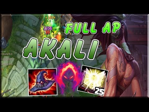 WTF !? AP ONE SHOT AKALI IS 100% 1 NORMAL 2000 DAMAGE | S9 AKALI REWORK GAMEPLAY - LEAGUE OF LEGEND