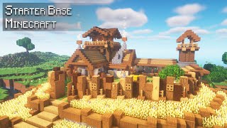Minecraft: How to build an Ultimate Starter Base | Tutorial