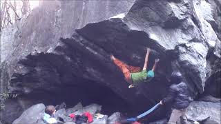 Video thumbnail of Satan's eye, 8b. Vernayaz