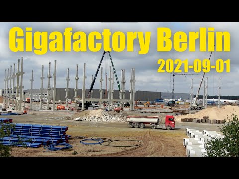 Giga Berlin | 2021-09-01 | Timelapse