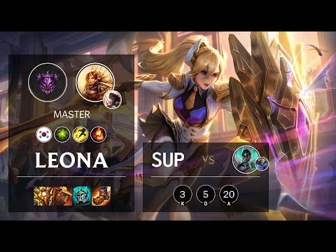 Leona Support vs Karma - KR Master Patch 11.17