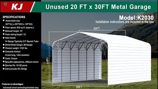 20x30 Chinese Steel Building Kit | First Thoughts and Review
