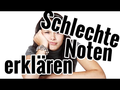 Explaining bad grades - OH DEAR!