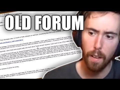 Asmongold Looks at Ian's Old WoW Forum Post About C'thun