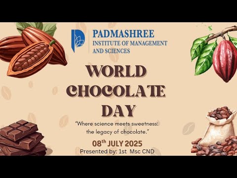 World Chocolate day | History of chocolate | Nutritional facts | Types of Chocolate
