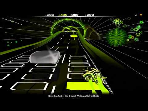 Audiosurf: Bendj feat.Sushy - Me & Myself (Wolfgang Gartner ReMix)