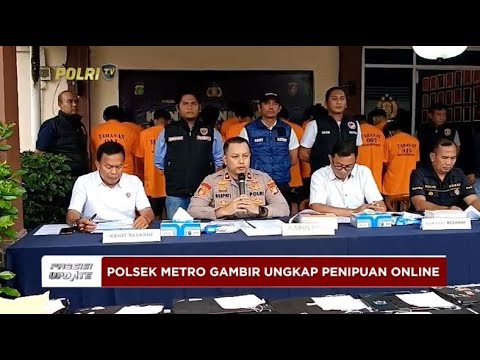 PRESISI UPDATE : POLSEK METRO GAMBIR UNGKAP PENIPUAN ONLINE 28/01/2025 21.00