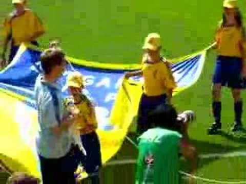 temper before kick-off WM06-Match Iran vs. Angola