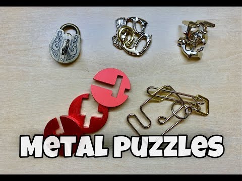 5 Metal Puzzles Unboxing | Puzzlemaster.ca