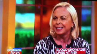 Jayne Torvill on Daybreak 13/06/13