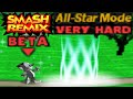 Smash Remix All Star Mode Gameplay With Polygon Dr Mario VERY HARD