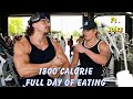 FULL DAY OF EATING | 1800 CALS TO LOSE FAT / GAIN MUSCLE | ft. JBIZZ