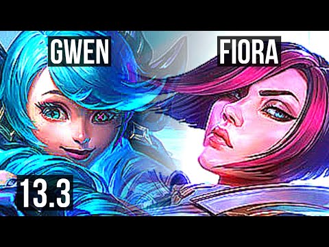 GWEN vs FIORA (TOP) | 700+ games, 4/1/2 | EUW Master | 13.3