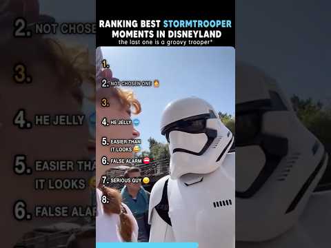 Best Stormtrooper Moments at Disneyland #usa #disneyland #shorts