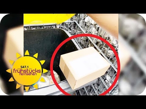 Paketbote schmeißt Paket in den Müll! Geht das Liefer-Chaos zu weit? | SAT.1 Frühstücksfernsehen