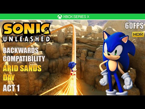 Sonic Unleashed - Arid Sands Day Act 1 [60FPS HDR] [XBOX SERIES X]