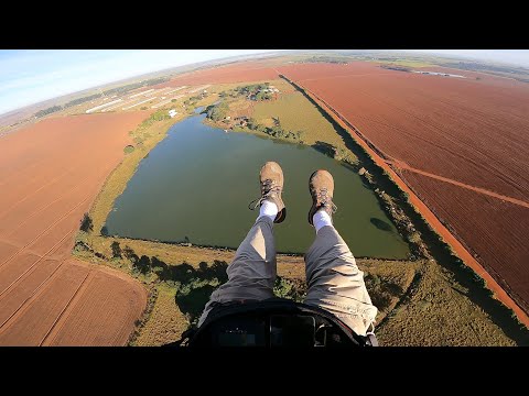 Voo 168 de Paramotor IKE Costa - decolagem alpina em dia frio