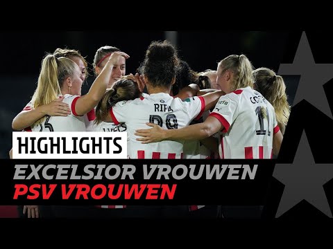 Winst in het koude Rotterdam 🥶 | Highlights Excelsior Vrouwen - PSV Vrouwen
