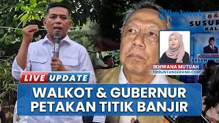 Benyamin Davnie dan Andra Soni Turun ke Kali Angke, Cari Akar Masalah Banjir Tangsel