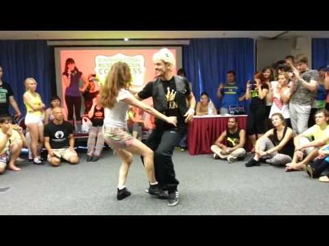 KAMACHO & JULIANA ZOUK DEMO - Russian Zouk Congress 2013 in St.Petersburg!