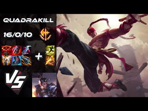 JUNGLE Lee Sin vs Xin Zhao [QUADRAKILL] - NA Grandmaster Patch 25.24