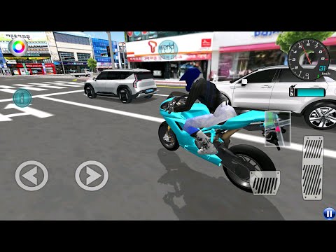 Exploring the Express Bus Terminal on a NewBike - 3D Driving Class 2025 gameplay -Android EP 12