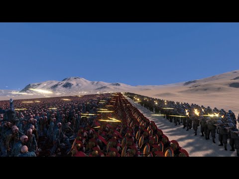 1,000 WW2 US SOLDIERS + 1,000 SPARTANS VS 20,000 RUNNER ZOMBIES - UEBS