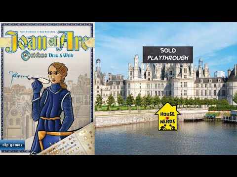 Παίζουμε Joan of Arc: Orléans Draw & Write (Solo) | House of Nerds