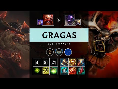 Gragas Support vs Alistar - EUW Challenger Patch 25.15