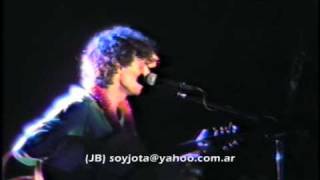 SERA QUE LA CANCION LLEGO HASTA EL SOL - SPINETTA EN BARRANCAS 26-01-1986