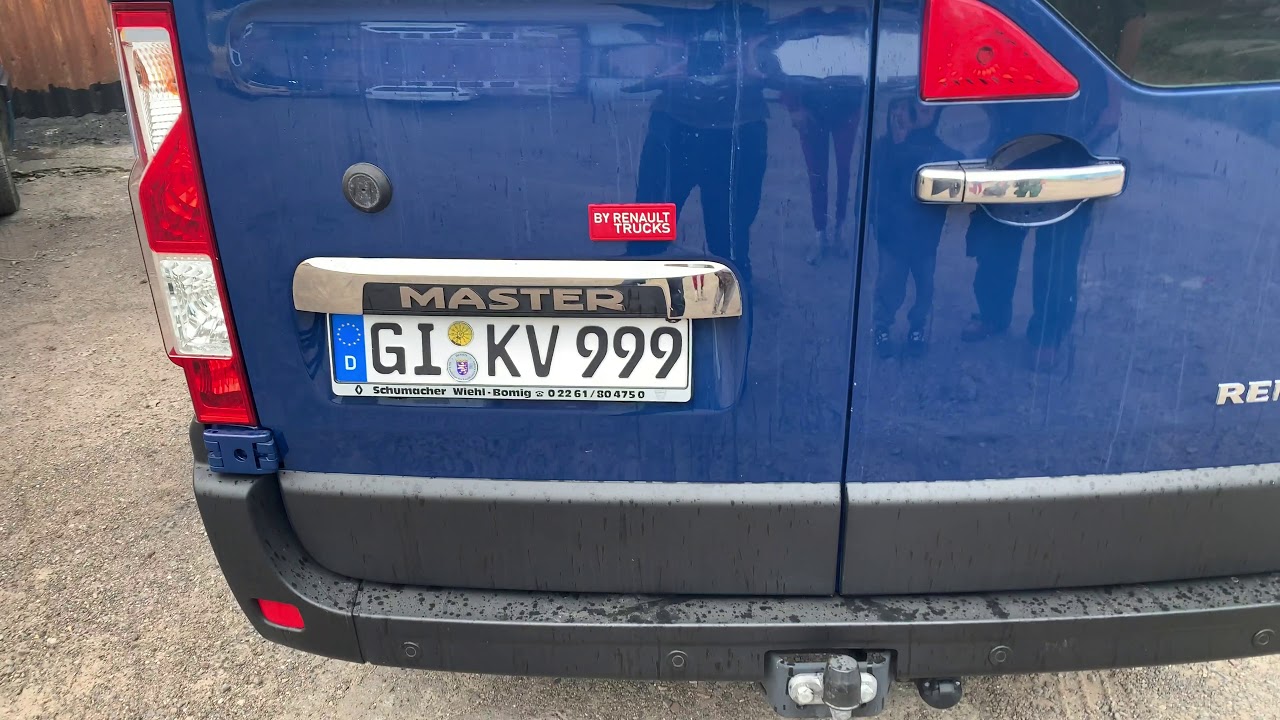 Накладка из нержавейки над номером Video 1