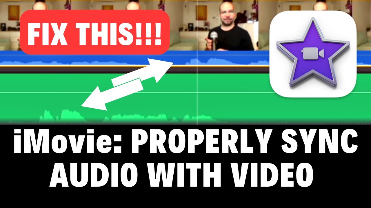 How To Sync Audio & Video in iMovie (Fix Audio Drfting)
