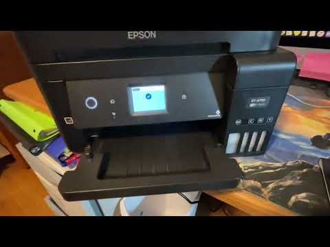 Epson WorkForce ET-4750 EcoTank All-in-One Printer ( Low Count ) Demo Video+ Ink