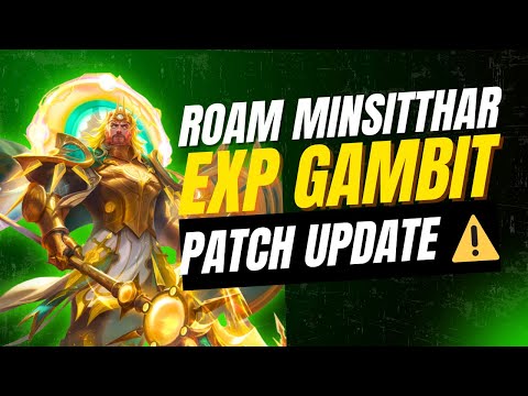 🔥 ROAM MINSITTHAR is BROKEN in Season 38 👑 | Full Guide, EXP Lane Tips & Exp Gambit Rotation | MLBB