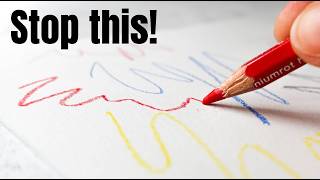 The FIRST Watercolor Pencil Mistake Beginners Make