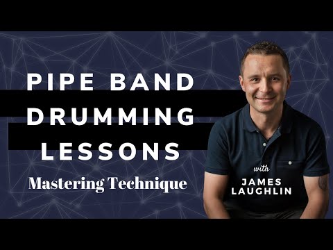 Pipe Band Drumming Lessons - Mastering left hand traditional grip for pipe band drummers