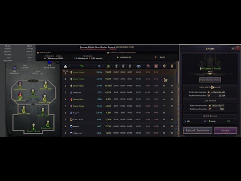 Throne & Liberty Siege Tank POV, 48 kills 257 Assists - 700 Kill Party - Disaster Vs Server - LB