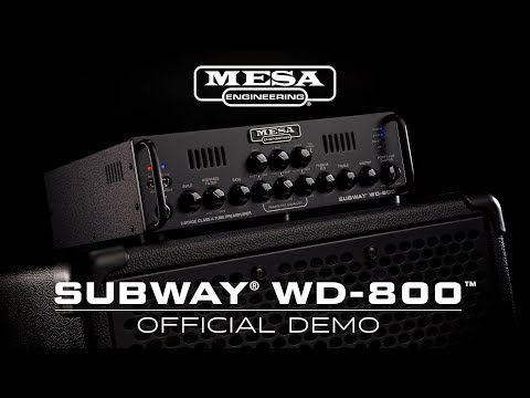 MESA/Boogie Subway® WD-800™ Bass Amp Official Demo