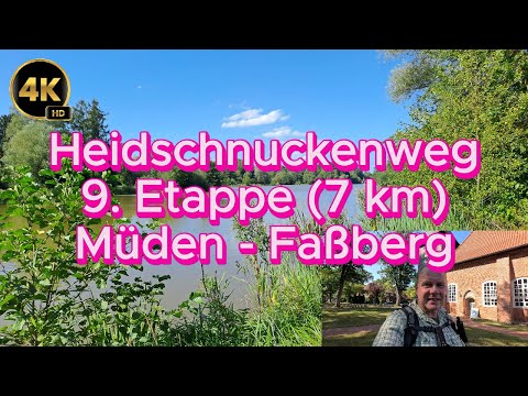 Heidschnuckenweg 9. Etappe (7 km) Müden (Örtze) - Faßberg - 4K HD