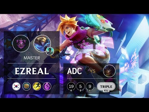 Ezreal ADC vs Kog'Maw - KR Master Patch 9.9