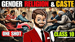 Gender Religion and Caste Class 10 cbse | One Shot Civics Class 10 | Gender religion and caste