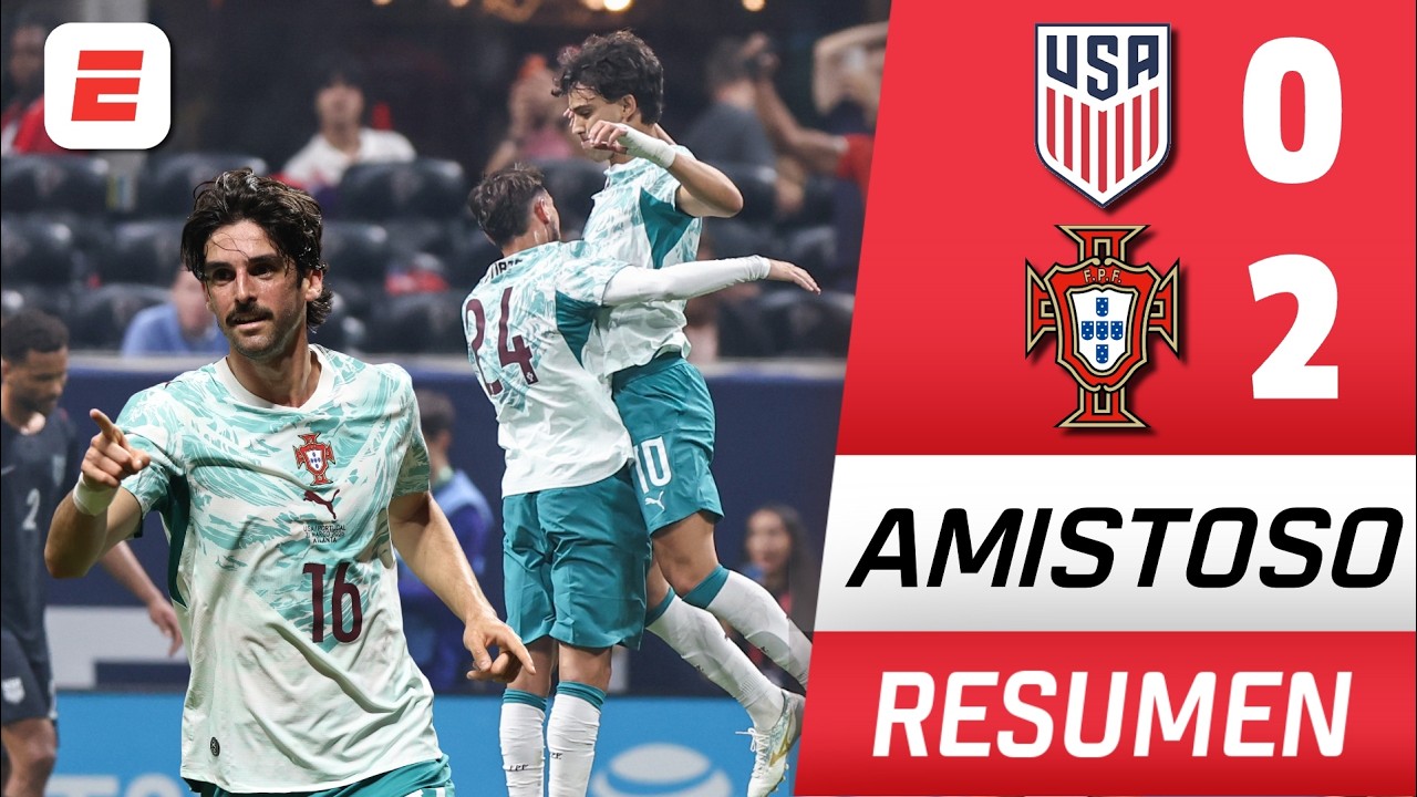PORTUGAL IMPUSO SU PODER y VENCIÓ 2-0 a ESTADOS UNIDOS. Goles de Trincao y Joao Félix | Resumen