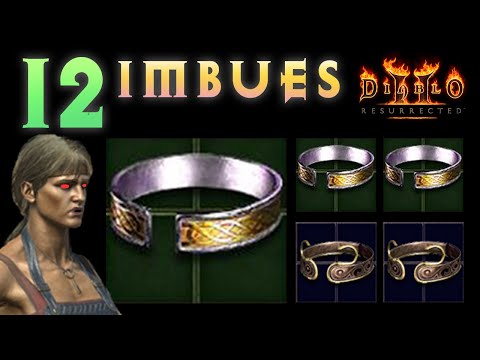 Diablo 2 Resurrected Imbue Quest with Charsi (12 RARE CIRCLETS)