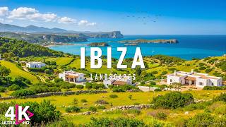 Ibiza 4K - Sunset Cliffs, Turquoise Coves & Mediterranean Calm | Relaxing Music